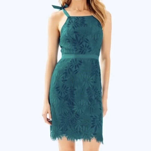 🆕 Lilly Pulitzer Kayleigh Shift Fern Dress Size 10 - Picture 2 of 8